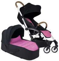 Коляска 2 в 1 Bumprider Connect White/Pink/Pink