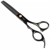 JH Salon Professional Ножницы парикмахерские филировочные SSF-702 B (черный)