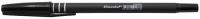 Ручка шариковая Silwerhof SILKEN (026211-01) 0.7мм корпус кауч. микропор. черный черные чернила