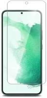 Защитное стекло на Samsung Galaxy S22 (Самсунг Галакси С22) Гибридное - пленка + стекловолокно прозрачное на Экран Brozo Hybrid Glass