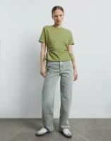 Джинсы классические Gloria Jeans, размер 36/158, хаки