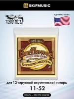 Струны для 12 струнной акустической гитары ERNIE BALL 2012 Earthwood 80/20 Bronze Medium 11-42