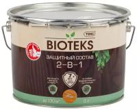 Защитный лессирующий состав для дерева Bioteks 2-в-1, 9 л, орегон