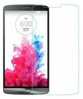 Противоударное защитное стекло 2.5D для LG G3 / Элджи джи 3 (без рамки / не на весь экран / плоское)