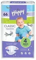 Bella Baby Happy Подгузники Classic Maxi 4, 8-18 кг., 66 шт