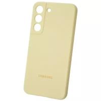 Панель-накладка Samsung Silicone Cover Yellow для Samsung Galaxy S22