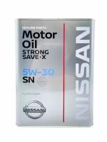 Моторное масло Nissan STRONG SAVE SN/GF-5 5w30 4л