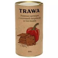 TRAWA Льняные крекеры с копченой паприкой от Get Health,160 грамм