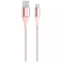 Кабель Belkin USB - microUSB, 1.2м, розовый