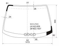 Стекло Лобовое Toyota Prius Nhw11 4D Sed 97-03 XYG арт. NH10 LFW/X