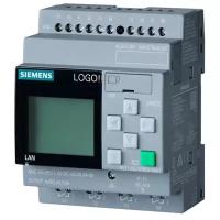 Логический модуль с дисплеем Siemens LOGO! 24RCE, питание 24 В реле, 8 DI4 DQ, 6ED10521HB080BA1