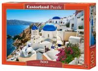 Пазл Castorland Summer in Santorini, B-53575, 500 дет., 47х33х23 см, разноцветный