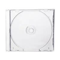 Коробка на 1 CD slim тонкая слим - прозрачная