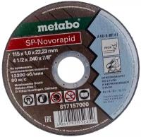 Диск отрезной Metabo SP-Novorapid INOX 617157000, 115 мм, 1 шт