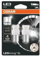 Лампа автомобильная светодиодная OSRAM LEDriving SL 7506DWP-02B P21W 12V 1.4W WHITE BA15s 2 шт