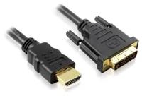 Кабель GCR HDMI (m) - DVI (m) (GCR-HD2DVI1-5.0m), 5 м, черный