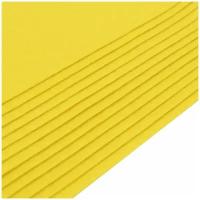 Набор фетра жесткого листового Astra&Craft, 1 мм, 160 г, 20х30см, 12шт (упак) (2 желтый AF818)