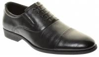 Туфли Baden мужские демисезонные, размер 42, цвет черный, артикул ZA012-010