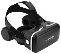 Очки виртуальной реальности для телефона VR Shinecon 6.0 с наушниками черные