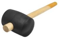 Киянка тундра, деревянная рукоятка, черная резина, 90 мм, 1100 гВ наборе1шт