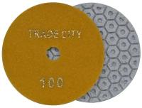 Алмазный гибкий шлифовальный круг TRADECITY Гайка Pads 7- STEP 100D №100