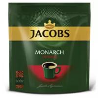 Кофе Jacobs Monarch / Intense / Кофе Растворимый Якобс Монарх / Интенс, 500г М/У