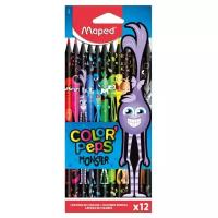 Maped Карандаши цветные Color'Peps Monster 12 цветов (862612)