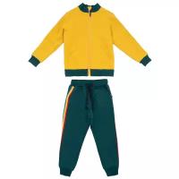 Комплект одежды NIKASTYLE, толстовка и брюки, спортивный стиль, размер 146, мультиколор