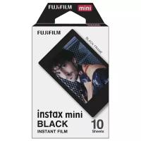 Картридж для моментальной фотографии Fujifilm Instax Mini Black Frame, 800 ISO, 10 шт., черный