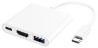 Адаптер Type-C на USB 3.0, HDMI, Type-C для MacBook Pro, Air, iMac с возможностью зарядки