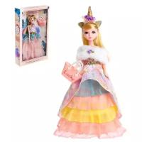 Кукла модная шарнирная «Принцесса» в пышном платье, микс