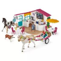 Игровой набор Schleich Поездка в карете в кафе Райдер 72158