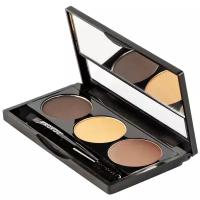 Набор теней для бровей, 04 темно-коричневый / EYEBROWNS Brow Palette 3,9 гр