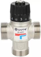 Термостатический смесительный клапан для систем отопления и ГВС Gappo G1441.05 3/4