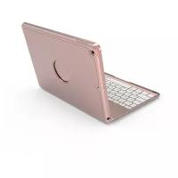 Алюминиевая Bluetooth клавиатура с подсветкой чехол- книжка для iPad Air 2 iPad Pro 9,7