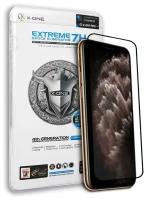 Защитная противоударная бронепленка для iPhone 11 Pro Max X-ONE Extreme 7H Shock Eliminator 4-го поколения на весь экран