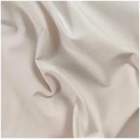 Ткань костюмная (молочный) 97% хлопок, 3% эластан, 50 см * 153 см, италия