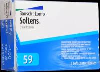 Контактные линзы Bausch & Lomb SofLens 59, 6 шт., R 8,6, D -3