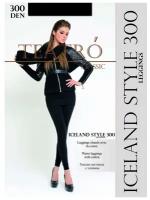 Легинсы TEATRO Iceland Style, 300 den, размер 2, черный