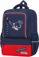 Рюкзак / ранец / портфель школьный для мальчиков Brauberg Star, 1 отделение, 5 карманов, White eagle, синий, 40x29x13 см, 271427