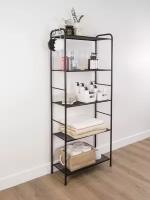 Стеллаж Валенсия 25 Valencia 25 Shelf rack Черный СТВ25 Ч (1) серый,45х30х65