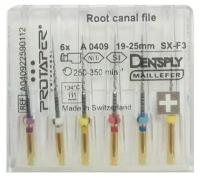 Протейперы Универсал машин-формир (6шт) ProTaper Дентсплай Майлифер (Dentsply Maillefer)в наборе (25 мм:1хS1, 1хS2, 1хF1, 1хF2, 1хF3, 19мм 1хSX)