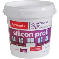 Краска для фасадов и интерьеров силиконовая Bayramix Silicon Profi, база A, белая, 0,9 л