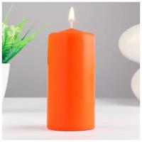 Свеча - цилиндр ароматическая, 6х12,5 см, 35 ч, апельсин