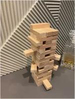 Настольная игра Дженга падающая башня / jenga игра для детей в подарок