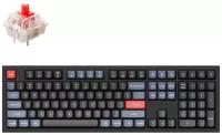 Клавиатура Keychron Q6-M1,RGB подсветка,красный свитч,104 кнопоки, цвет черный