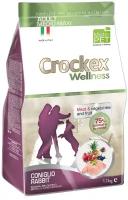 Корм сухой Crockex Wellness с кроликом и рисом, для собак средних и крупных пород, 12 кг