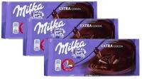 Шоколадная плитка Milka Extra Cacao Dark / Милка Экстра Какао Дарк 2 шт. 100 г. (Германия)