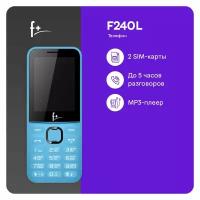 Телефон F+ 240L, 2 SIM, голубой