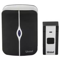 Звонок с кнопкой Uniel UDB-093W-R1T1-36S-BL/WH электронный беспроводной (количество мелодий: 36)